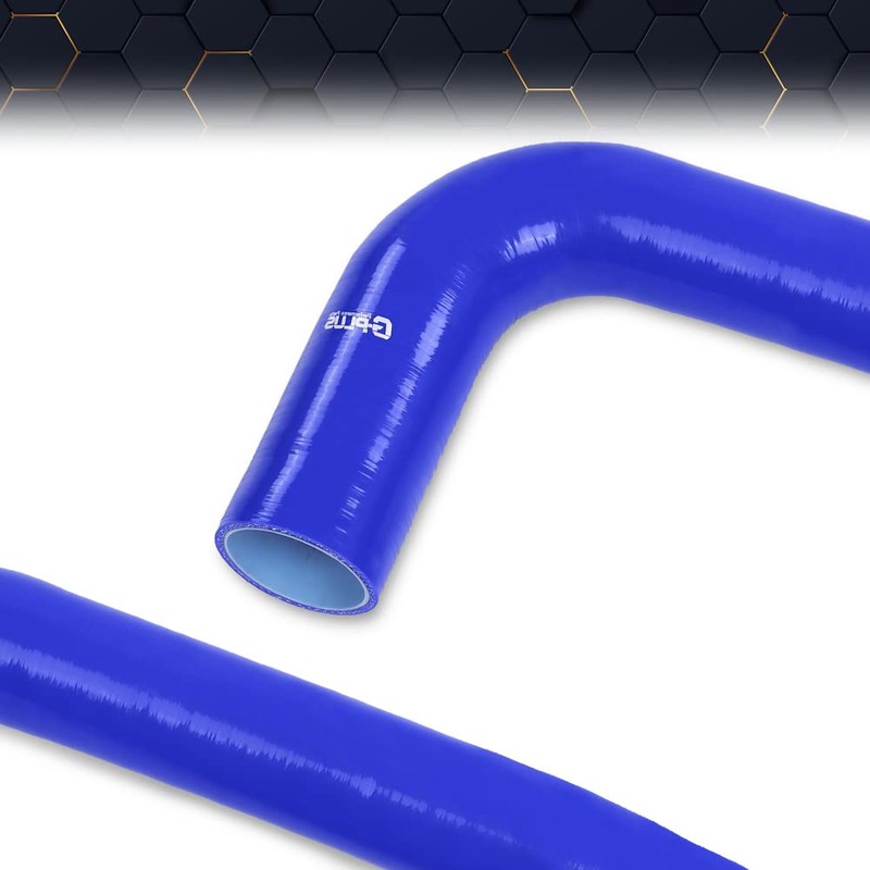 PIT66 Silicone Radiator Hose Kit Compatible with 2003-2010 Dodge Ram