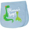inktastic Mamaws Boy Grandson Gift Dinosaur Baby Burp Cloth Light