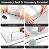 Secopad Window Screens Replacement Repair Kit, Grey Screen Door Mesh