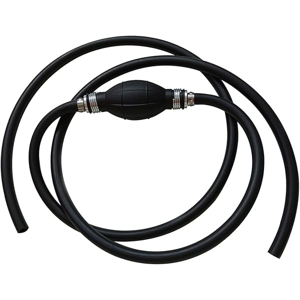 Universal 5/16" 8mm Fuel Line Assembly with Primer Bulb -