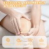Carbou Silicone Super Absorbent Wound Dressing 5"x 5", 10 Individual