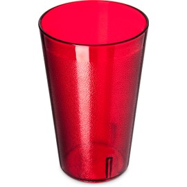 Carlisle 523210 BPA Free Stackable Shatter-Resistant Plastic Tumbler, 32 oz., Ruby (Pack of 24)