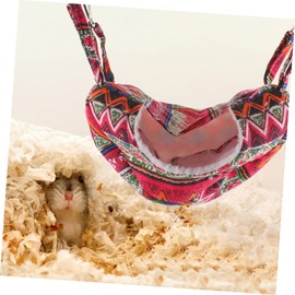 Gatuida Comfortable Hanging Hammock for Hamsters Animals Cozy Bed for Guinea Pigs Ferrets Rats Versatile Pet Cage Accessories for All Seasons Easy to Install Safe Fun