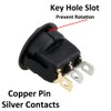Mintice™ 20Pcs Car Vehicle Truck Rocker Toggle LED Switch Blue