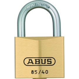 ABUS 04809 Stainless Steel Shackle Service Brass Padlock with 577 Alike Keyed