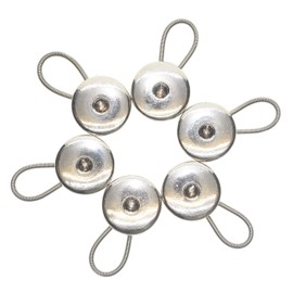 Spring Button Waist Extender Premium Sturdy Metal Add up 2” on Jeans Pants Instantly (6pcs)