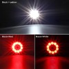 Partsam 4Pcs 4" Inch Round LED Trailer Tail Lights with