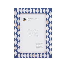 Handicrafts Home 4x6 Picture Frames - Vintage Style Wall Hanging & Desk Décor, Farmhouse Photo Frames Ideal for Living Room Office & Home Décor, Picture Frame for Diploma & Wall Decor, Avant Drops