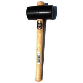 Thor Rubber Mallet Black 2-1/2" Face Diameter with 13" Handle, TH61953