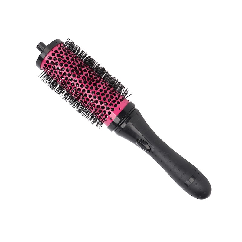 6 Pcs Round Hair Brush Set Detachable Ergonomic Handle Soft