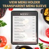 AMGSH 8.5 x 11 Inch Menu Covers, 10 Pack 1