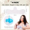 Boyiee 4 Pcs Reusable Cotton Bra Liners Under Bra Bra