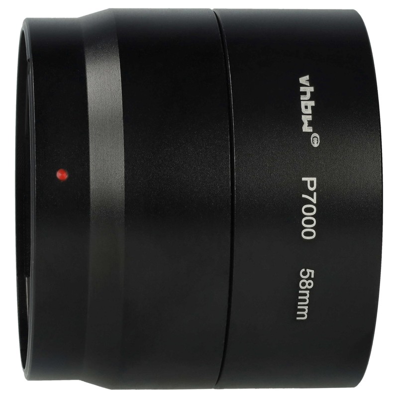 vhbw 58mm Filter Adapter Compatible with Nikon Coolpix P7000, P7100