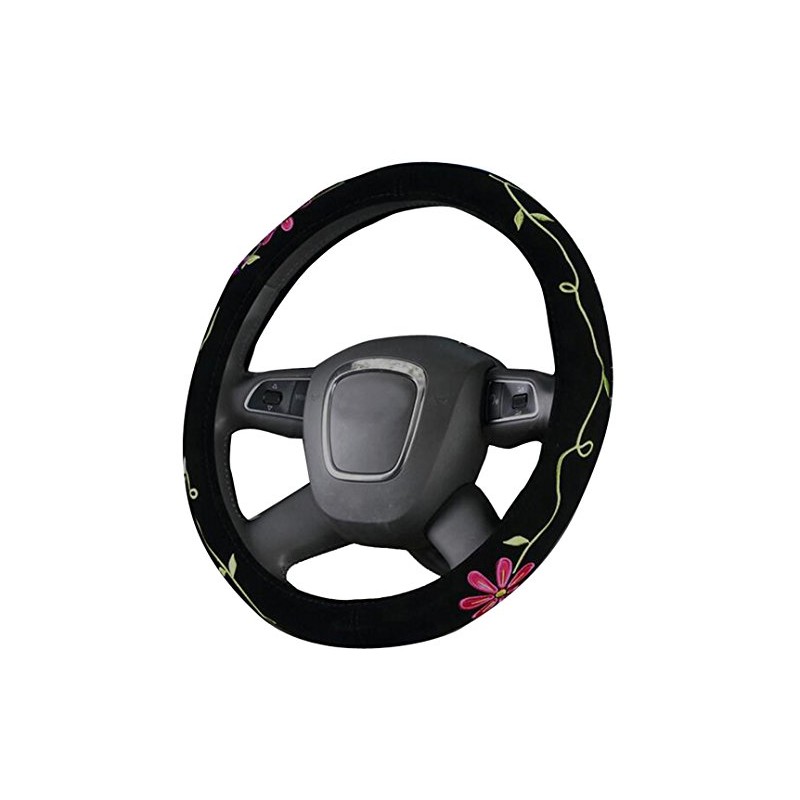 Mayco Bell 2016 Car Steering Wheel Covers Embroidered Cute for