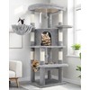 Globlazer Corner Cat Tree Tower for Indoor Cats, 51in Multi-Level