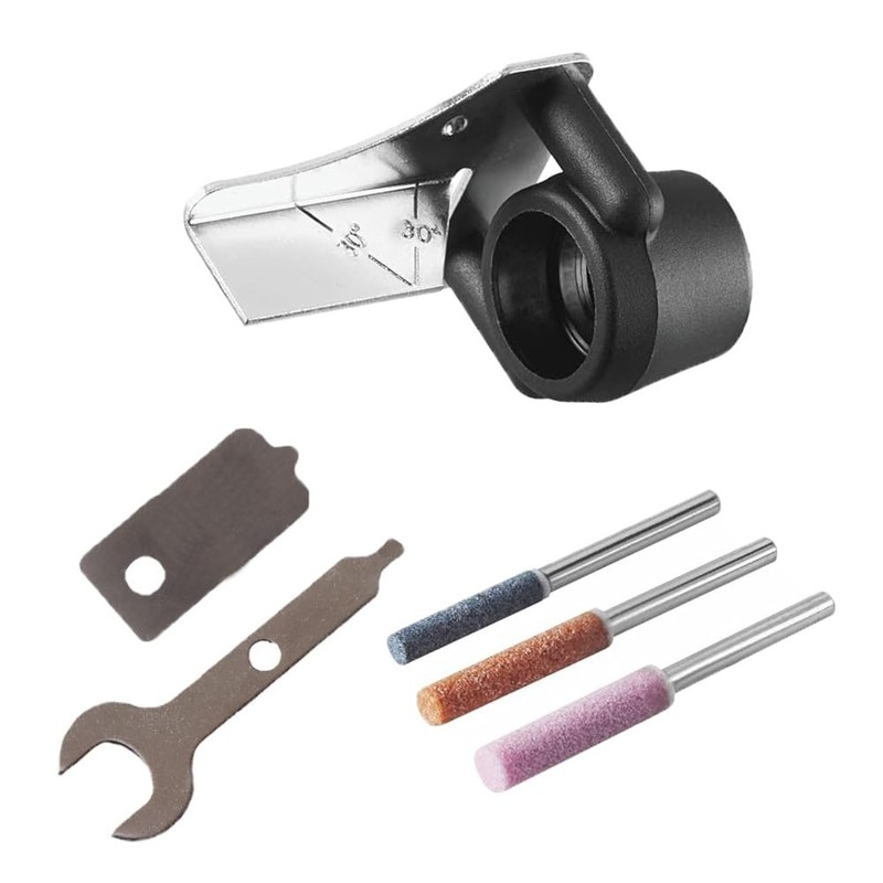 Chainsaw Sharpening Kit Power Tool Accessory with Sharpener, Gauge, Sharpening