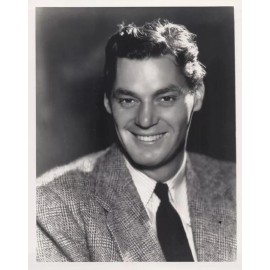 Johnny Weissmuller Vintage Smiling Portrait In Jacket Tie 8x10 photo