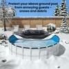 MIXC 24 Ft Round Pool Cover, Solar Covers for Above