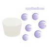 sourcing map Rubber Tapered Plug 46mm to 56mm Solid Test