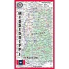Mississippi State Physical Map - 14.4 x 25 inches -