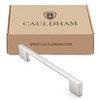 Cauldham 10 Pack Solid Kitchen Cabinet Pulls Handles (5" Hole