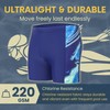 Steppe Men's Square Leg Jammers, Athletic Swimwear Quick Dry Swimming