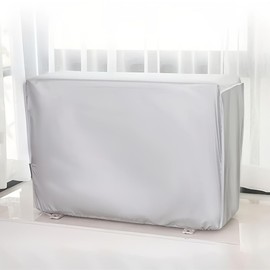 NJCXOLA Outdoor Air Conditioner Cover, Waterproof, Outdoor Window Air Conditioning Cover, Air Conditioning Cover, Outdoor Device, Anti Dust, Anti-Snow, Waterproof, Sunproof (80 x 30 x 57 cm), silver