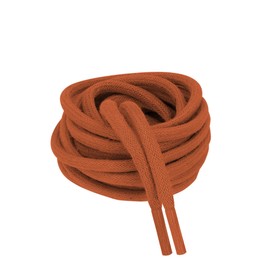 Kilter 100% Cotton Round Shoelaces - Terracotta - 90 cm - 36 inch (2 Pairs)