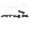 Auto Front Grill Matte Black AT4X OVERLAY Emblem 2023+GMC Sierra