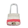 Vault Locks 40mm Keyed Alike Laminated Steel Long Shackle Padlock,