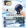 JZCreater USB Desk Fan, Mini Portable Fans, 3 Speeds Desktop