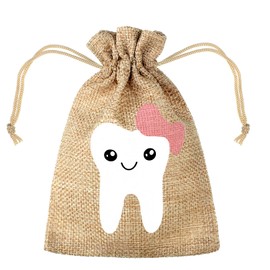 Tooth Fairy Bag Pouch for Boys and Girls to Place Under Pillow Milk Teeth Container Box for Toothfairy Tooth Holder Keepsake Gift for Kids Children Baby Shower Birthday (Pink Style)