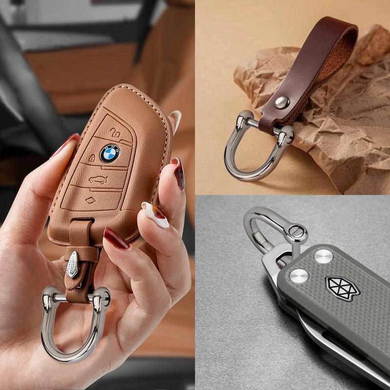 [AutCreation] D Ring Titanium Key Ring Key Ring Lightweight Key