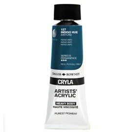 Daler-Rowney Cryla Acrylic 75 ml Indigo Hue, Professional Artists
