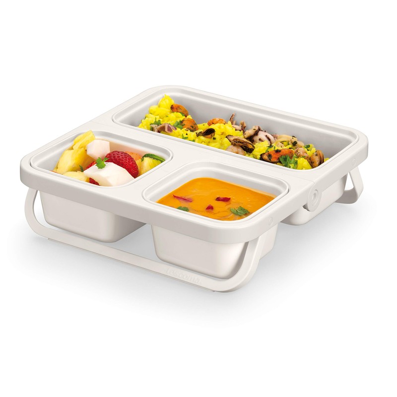 Tescoma Freshbox Lunch Box with Insulated Cooler Bag, Plastic, No