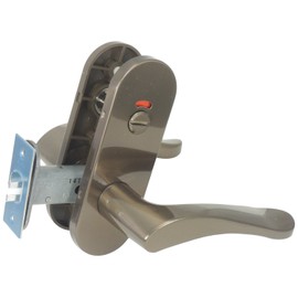 Miwa Lock ZLT902-8 Indoor Lever Handle Toilet Lock, Bronze 0150-531