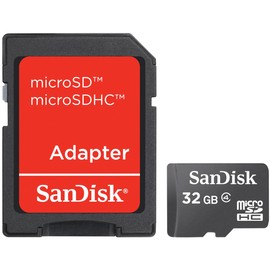 SanDisk 32 GB microSDHC Memory Card Only