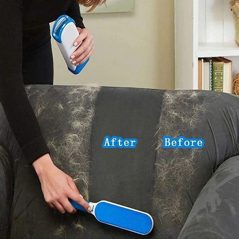 ELGO Pet Brush Double Sided Self Cleaning Furniture Carpet Brush