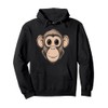 Monkey Face Costume Brown Monkey Animal Kids Pullover Hoodie