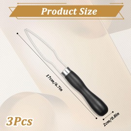 3 Pack Button Hook, Button Assist Tool for Seniors, Button Helper Tool for Elderly, Ideal Button Aids for Arthritis & Limited Dexterity