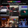 Gemsaya Car LED Sign, 37.5 x 9.2 cm Flexible LED