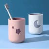 Rabyleo Two-Color Lucky Pair Cup Bathroom Toothbrush Cup Household Cartoon
