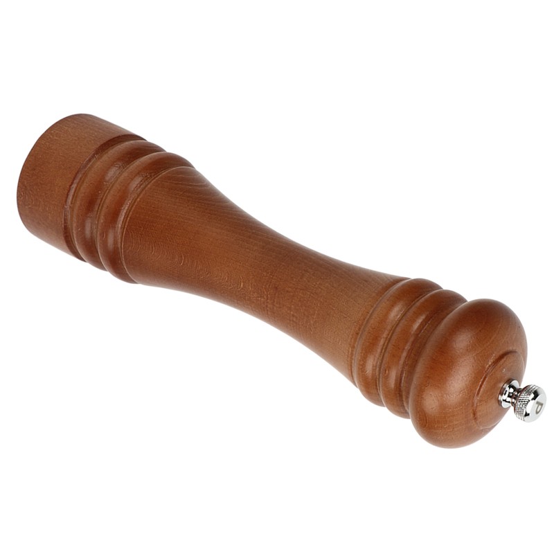 Wooden Pepper Grinder Refillable Rustproof Stainless Steel Core Manual Salt