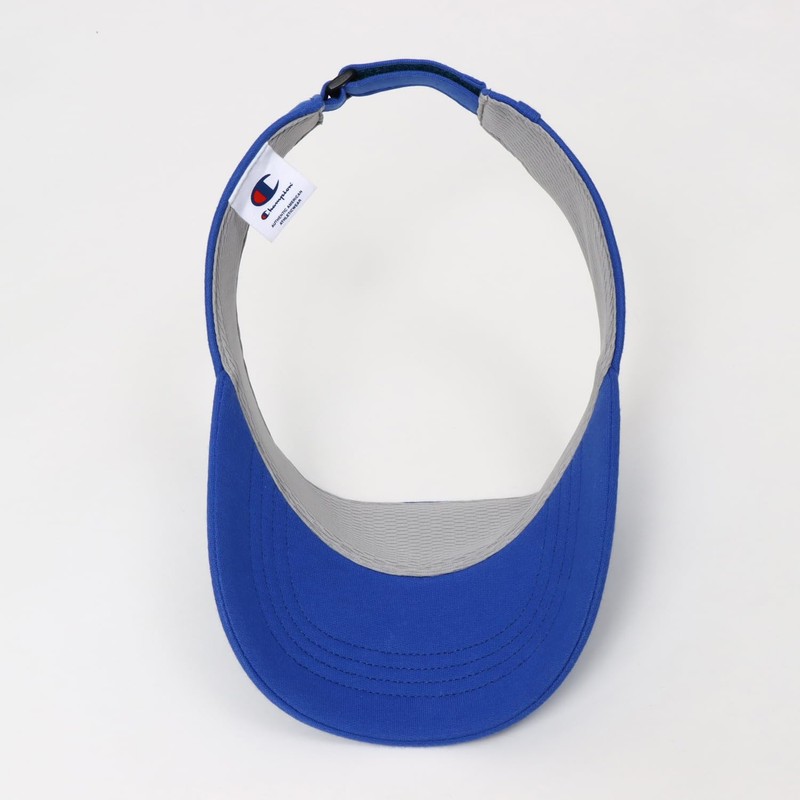Champion CW-ZG702C Sun Visor, 100% Cotton, Adjuster, Graphic Logo Print,