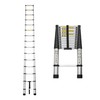 ChicFurnit Telescoping Ladder, 14.5FT Aluminum Extension Ladder with Non-Slip Feet