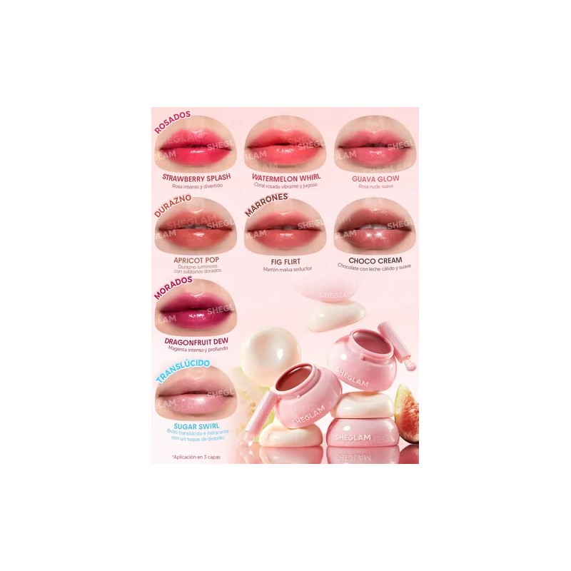 Sheglam Hydra Jelly Bálsamo Labial Hidratante - Guava Glow