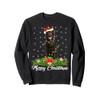 Xmas Lighting Decor Santa Labrador Retriever Dog Christmas Sweatshirt