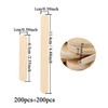 Pack of 400 wooden ice cream sticks, wooden sticks, wooden