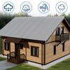 Noliven 10 Pack Corrugated Metal Roofing Panels, 6.1 ft