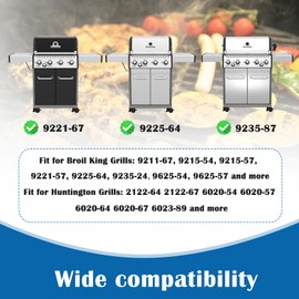 Replacement Kit for Broil King Replacement Parts 9221-64, Broil King Baron 320, 340, 420, 440, 490 Parts, Huntington 2122-64 2122-67 6020-54 6020-57 6020-64 6020-67 6023-89 6120-64 Replacement Parts